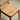 Solid Wood Seat of the Japandi Rattan and Wood Dining Chair 