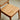 Solid Wood Seat of the Japandi Rattan and Wood Dining Chair 