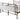 King Size White Metal Bed Frame with Velvet Upholstered Headboard and Footboard - L83" x W79"