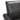 Upclose view of the grey leather accent chair showing its PU leather upholstery