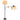 Adjustable Drum Shade LED Floor Lamp 