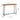 narrow wooden entryway table