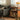 wooden table with retractable shelf