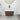 Minimalist 24" Dark Walnut Floating Bathroom Vanity with 2 Doors