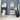 Minimalist 24" Floating Bathroom Vanity Set with Black Ceramic Sink
