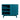 wine sideboard in teal - Charmydecor