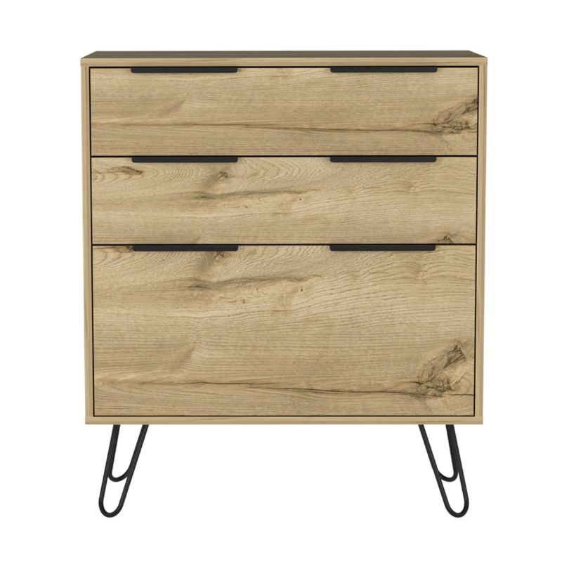 Modern Minimalist Wooden Chest with Sleek Pin Legs – CharmyDecor