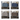 Modern PU Leather 2 Drawers Bedside Nightstand