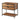 Modern Acacia wood 2-Drawer Accent Chest
