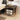 two drawers nightstand in metal frame
