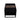 Modern Black Brown 1-door nightstand wood and metal bedside table with socket - 18.78" x 15.59"