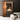 Modern Black Walnut Bar Cabinet with Glass Door
