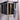 Modern Black and White 3-Tier Laundry Hamper with Top Shelf, 4 Laundry Bags & 3 Hooks