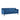 Modern Blue Chesterfield Upholstered Velvet sofa with side pockets and Wooden Legs