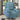 Modern Blue Linen Power Lift Recliner Chair