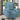 Modern Blue Linen Power Lift Recliner Chair