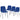 Modern Blue Velvet Dining Chair 4Pcs