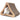 Modern Brown 3-Sided Triangle Cat Scratching Post -17.6"L