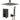 Modern Ceiling Mounted Black Shower System Combo Set with Hand Shower and 12 Shower head