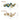 Modern European Metal Gold Flower Decor