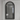 Modern European Style Black Arched Frame Full Length Wall Mirror