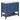 Modern Freestanding Blue Single Basin Bathroom Vanity Set with a Cabinet and 3 Drawers 36 x 18