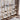 Modern Freestanding Stainless Steel Bookshelf - Set of 2