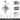 A dimension Image of the Modern Luxury Black Crystal 4-Tier Pendant Light Chandelier 19.7W x 78.7"H