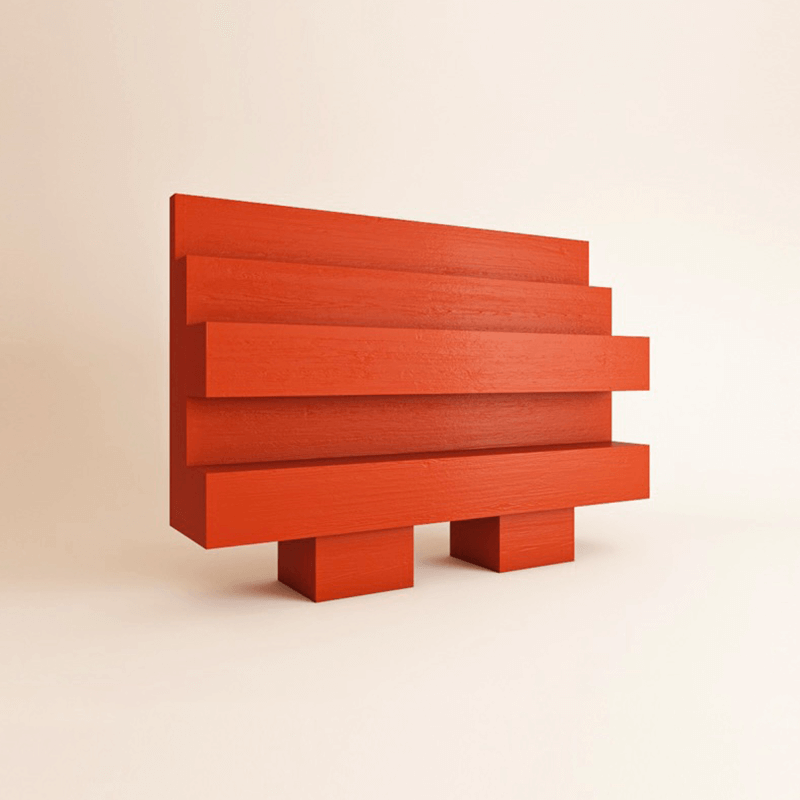 Stylish Modern Minimalist Red Bookcase for Home Décor – CharmyDecor