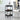 Modern Multipurpose Black Kitchen Storage Trolley