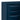 Zoom image of the navy blue gloss hue of the 3-drawer Chest