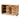 Modern Oak Brown 3-Door Shoe Cabinet