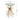 Dimension of Modern Round Gold Metal and Glass Side Table