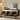 Solid Wood Sideboard with drawers and open storage cabinet