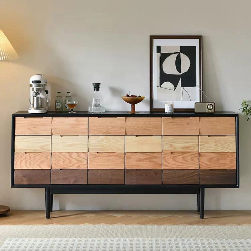 Solid Wood Sideboard with Drawers & Ample Storage Cabinets – CharmyDecor