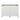 Small Buffet Cabinet with Brown Top, Sliding Door & 4 Drawers - Charmydecor