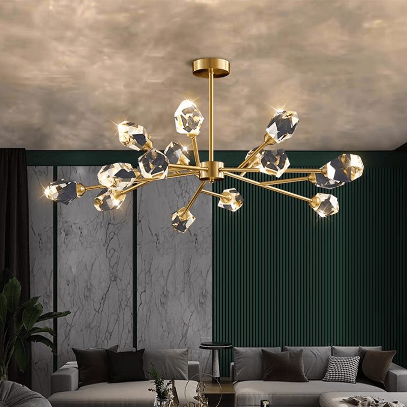 Modern 6-Tiered Crystal Chandelier- CharmyDecor