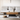 Modern Square Coffee Table with Wooden Top