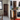 tall wooden  bar cabinet
