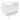 Modern White Bedroom Nightstand with One Drawer