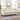 Modern White Chesterfield 3-seater Velvet Fabric Sofa with Side Pocket and Brown Wooden Legs