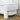 Plush Seating Top and Sturdy legs of White Entryway Bench