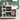 Modern White Kitchen Cart Cabinet with Side Storage Shelves