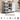 Modern White Kitchen Cart Cabinet with Side Storage Shelves