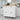White Kitchen Island with 4 Doors, 2 Drawers, Spice Rack, & Towel Rack - Charmydecor