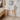 Modern White Nightstand with Wooden Legs, 