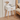 Modern White Nightstand with Wooden Legs, 