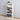 Modern White Shoe Storage Cabinet with 3 Flip Doors