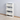 Modern White Shoe Storage Cabinet with 3 Flip Doors