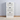 Modern White Shoe Storage Cabinet with 3 Flip Doors